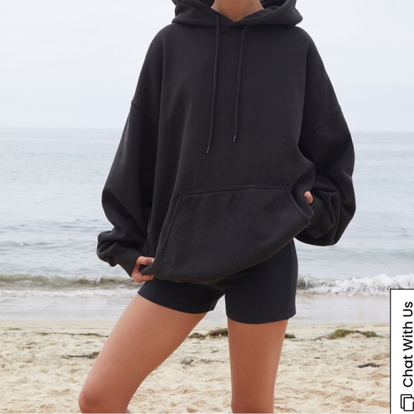 Black oversized hoodie - Picture 1 of 2